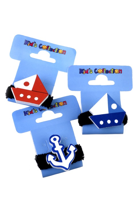 Комплект от 3 ленти за коса за деца, Gloria Maris Handmade, A6434 Multicolor