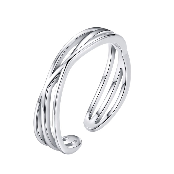 Inel argint Calatorie in Timp, BeSpecial, IZT0071, Diametru reglabil