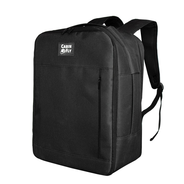 CabinFly Pacemaker Wizzair 40x30x20 cm Hátizsák Kabintáska Fekete
