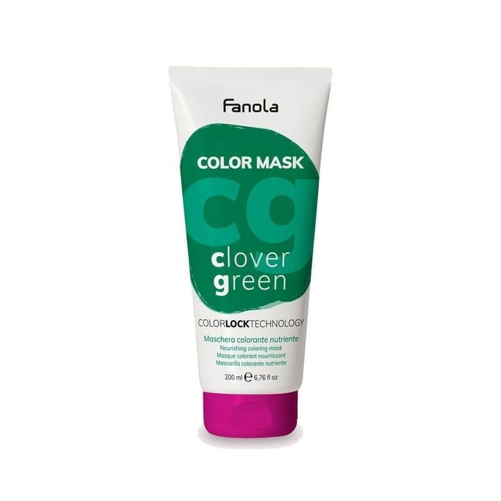 Masca par, Fanola Color, Verde Trifoi, 200 ml