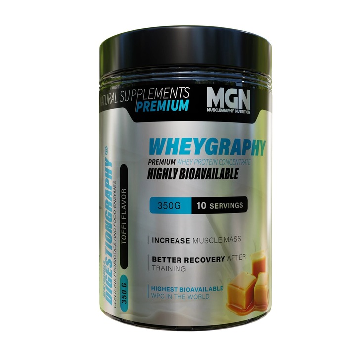 Proteina din zer, MGN, Zmeura/Banana, 350 g