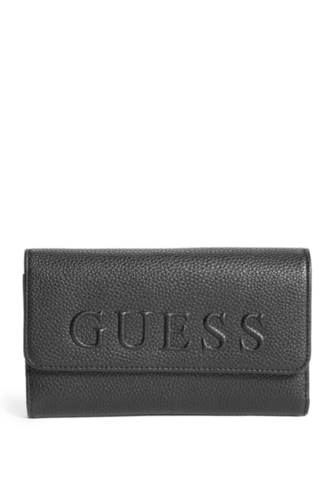 Női pénztárca, GUESS, Műbőr, 19 x 11,5 x 3 cm, Fekete
