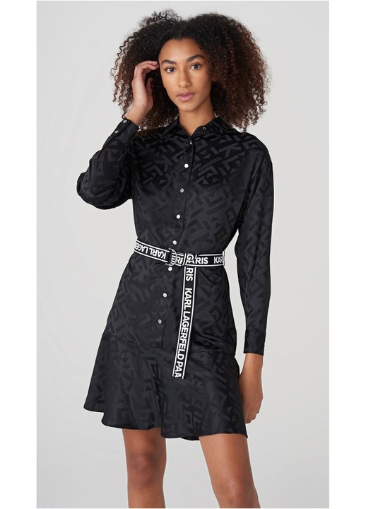 Rochie de dama, Karl Lagerfeld Paris, Poliester, Marime XS, Negru