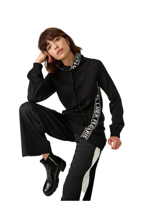 Női blúz, KARL LAGERFELD, fekete, L-es méret