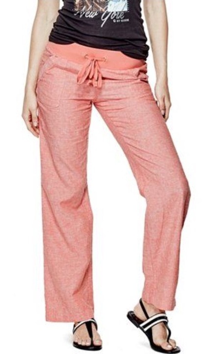 Pantaloni sport dama, GUESS, In, Corai, XS
