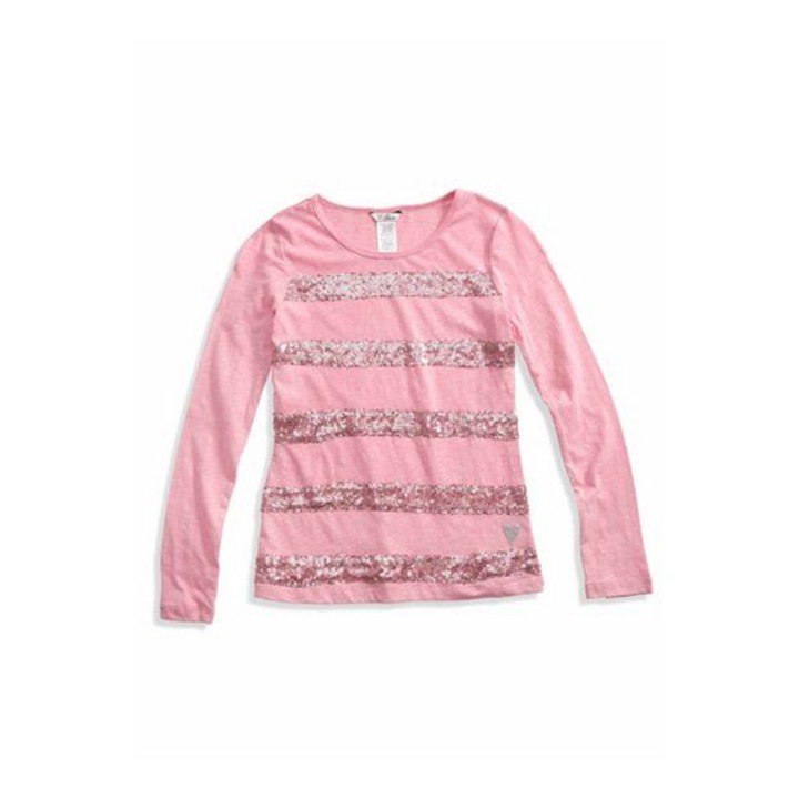 Детска блуза GUESS с дълъг ръкав 8-10 години Розова