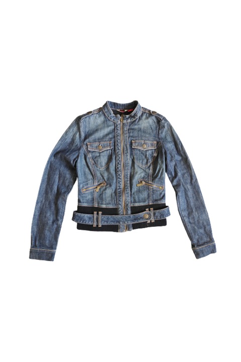 Női kabát, Guess, pamut, kék, M