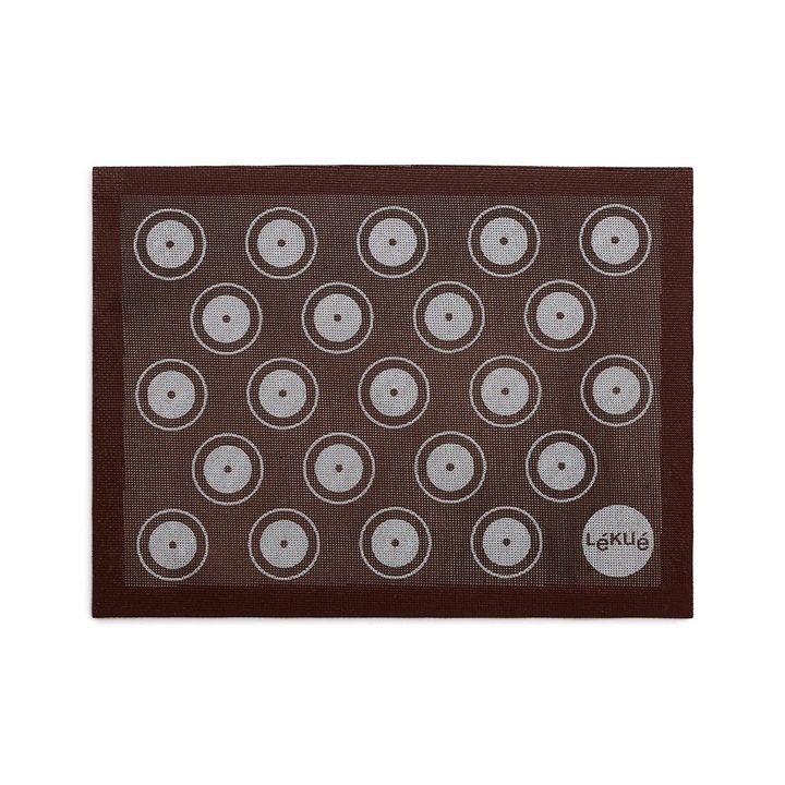 Covoras coacere macaroons, Lekue, Silicon, 40x30 cm, Maro