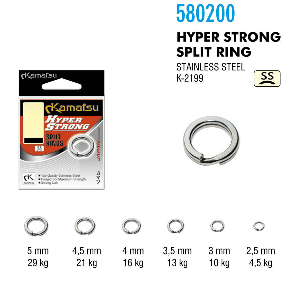 ODZ OS-05 SPLIT Ring Hyper Press Ring Black Size 3 20/pack (3033) EUR 6