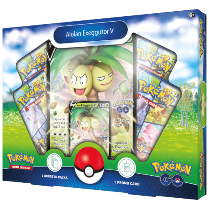 Társasjáték-készlet, Pokémon, Pokémon Go - Collection V Box, Dragonite VSTAR, Mewtwo VSTAR, többszínű