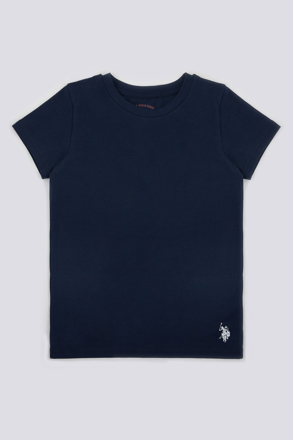 U.S. Polo Assn., Tricou cu decolteu rotund, Bleumarin, 134-140 CM