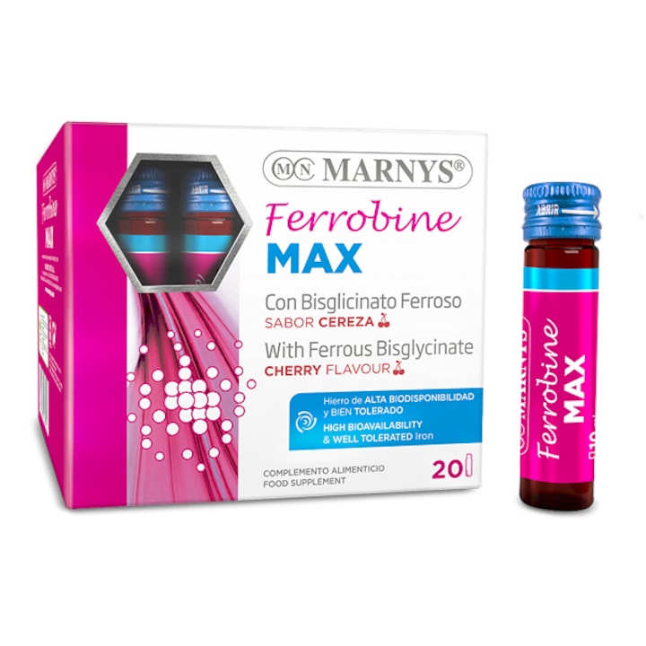 Ferrobine MAX, 20 fiole X 10ml, Marnys