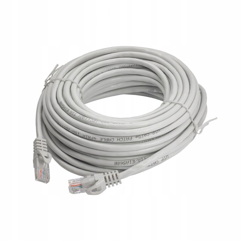 Cablu retea ethernet Akyga, RJ45, CAT 5E, 15m, Alb - eMAG.ro