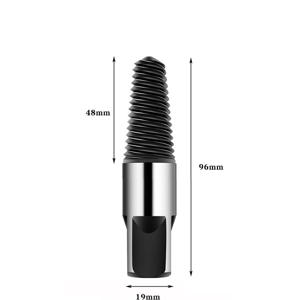 Set robinet de teava NPT si extractor de conducte, Otel, Dimensiuni 3/4 ...
