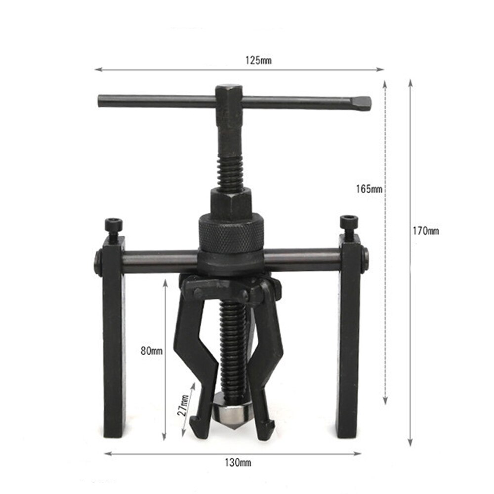 Extractor de rulmenti interior cu 3 falci, Otel, Negru - eMAG.ro