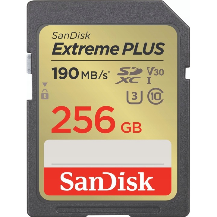 Карта с памет, SanDisk Extreme Plus 256 GB