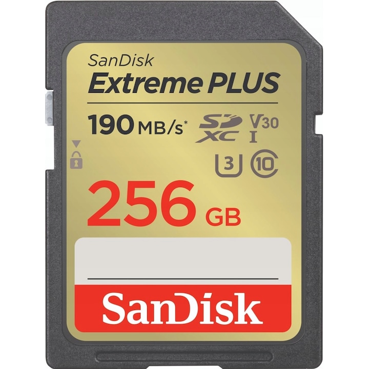 Карта с памет, SanDisk Extreme Plus 256 GB