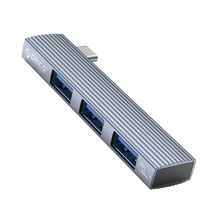 Хъб Orico, USB-C, 3 USB порта, Сребрист