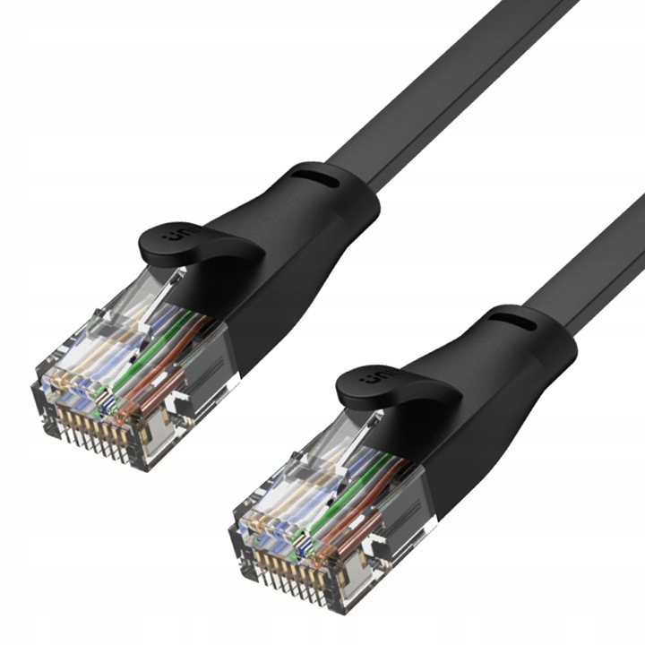 Cablu de retea, Unitek, Ethernet, 0.3m, Negru