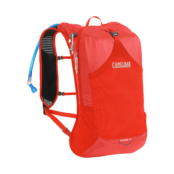 Rucsac Octane™ 12 Hydration Hiking Pack with Fusion™ Reservoir - Red Poppy/Vapor
