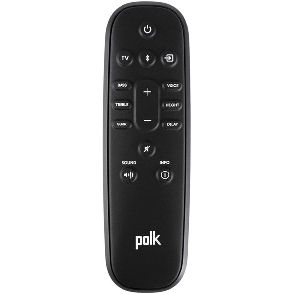 Soundbar POLK AUDIO Magnifi Max AX SR, 7.1.2, Wi-Fi, Bluetooth, Subwoofer Wireless, Dolby Atmos, Negru