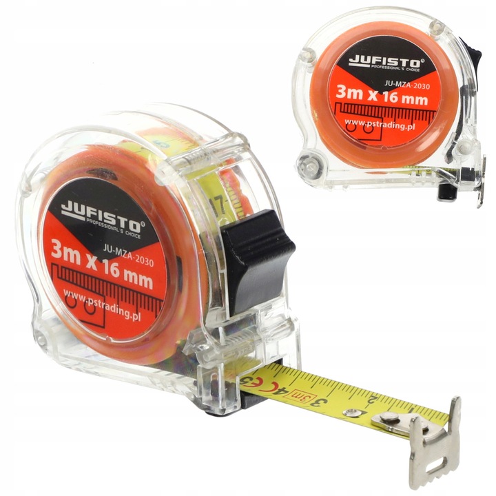 Ruleta cu blocare, Jufisto, Otel carbon/ Plastic, 3m x 16mm