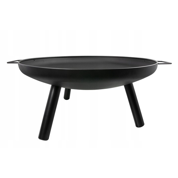 Semineu de exterior pentru terasa sau gradina, otel, 70x59x22cm