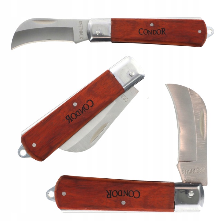 Cutit pliabil Condor, 195 mm, Otel/Lemn