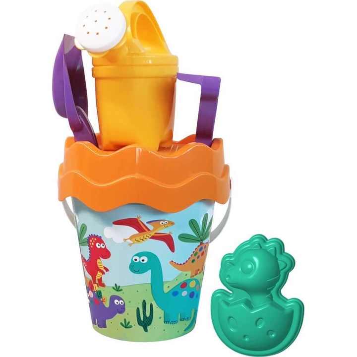 Set Androni Dinozaur galetusa cu stropitoare si accesorii