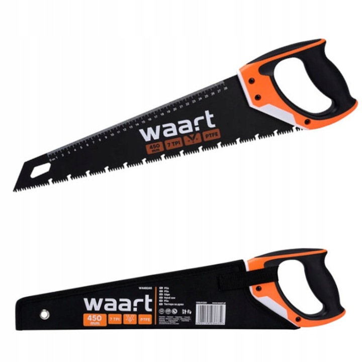 Fierastrau Cu Dinti De Aligator, 450 x 530 mm, Lungime Lama 450 mm, Lungime Totala 530 mm, Maner Tricompozit, Multicolor