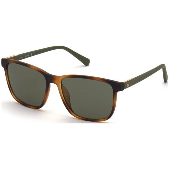 Ochelari de soare Guess, 56mm, Maro/Verde