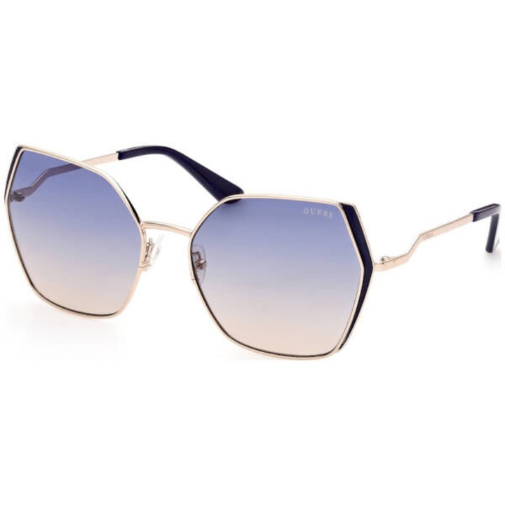 Ochelari de soare Guess, Transparent, Negru