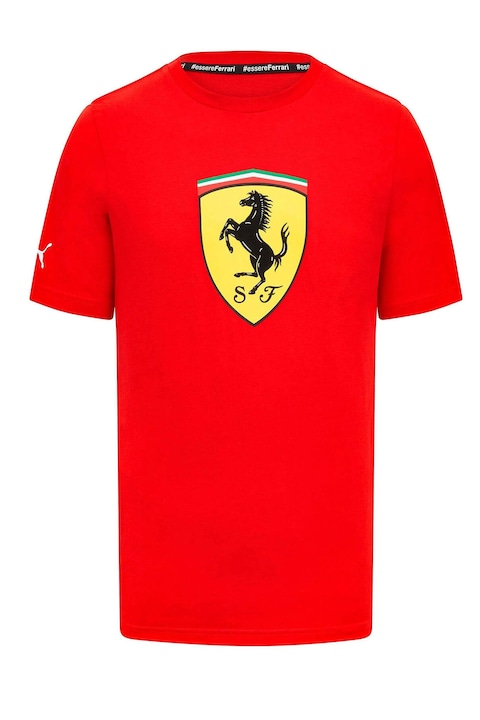Tricou Puma Scuderia Ferrari Large Scudetto 2023, Rosu