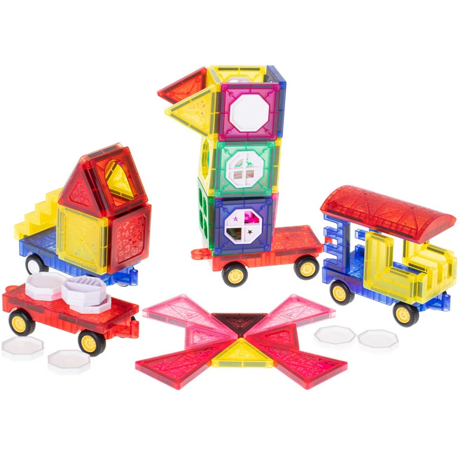 Комплект 72 образователни и творчески магнитни фигури за деца SOLTOY ...