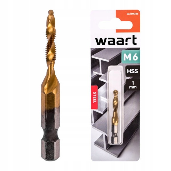 Burghiu hexagonal, WAART, Otel, Auriu