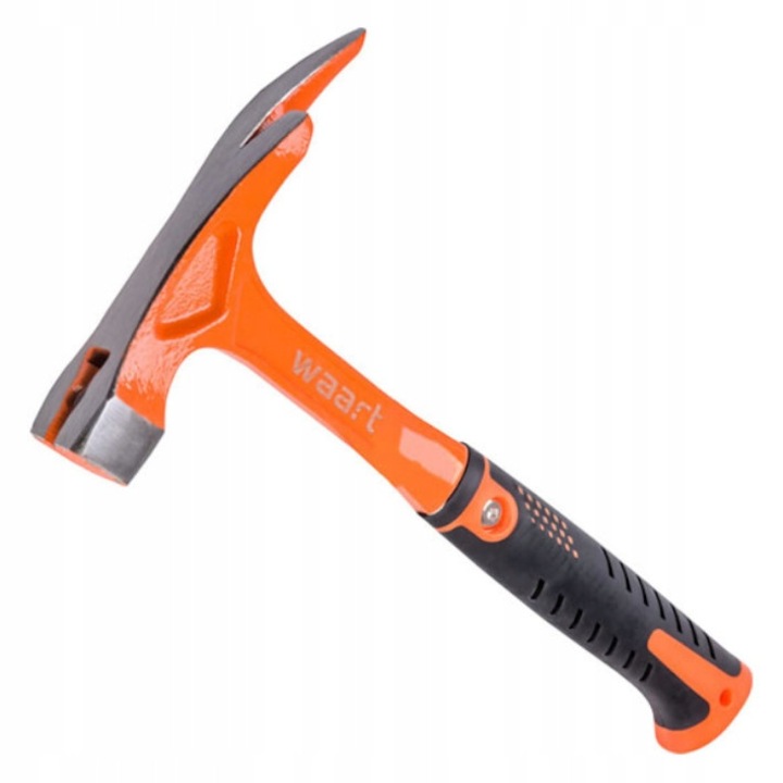 Ciocan de dulgher, WAART, Metal, 600g, Portocaliu/Negru