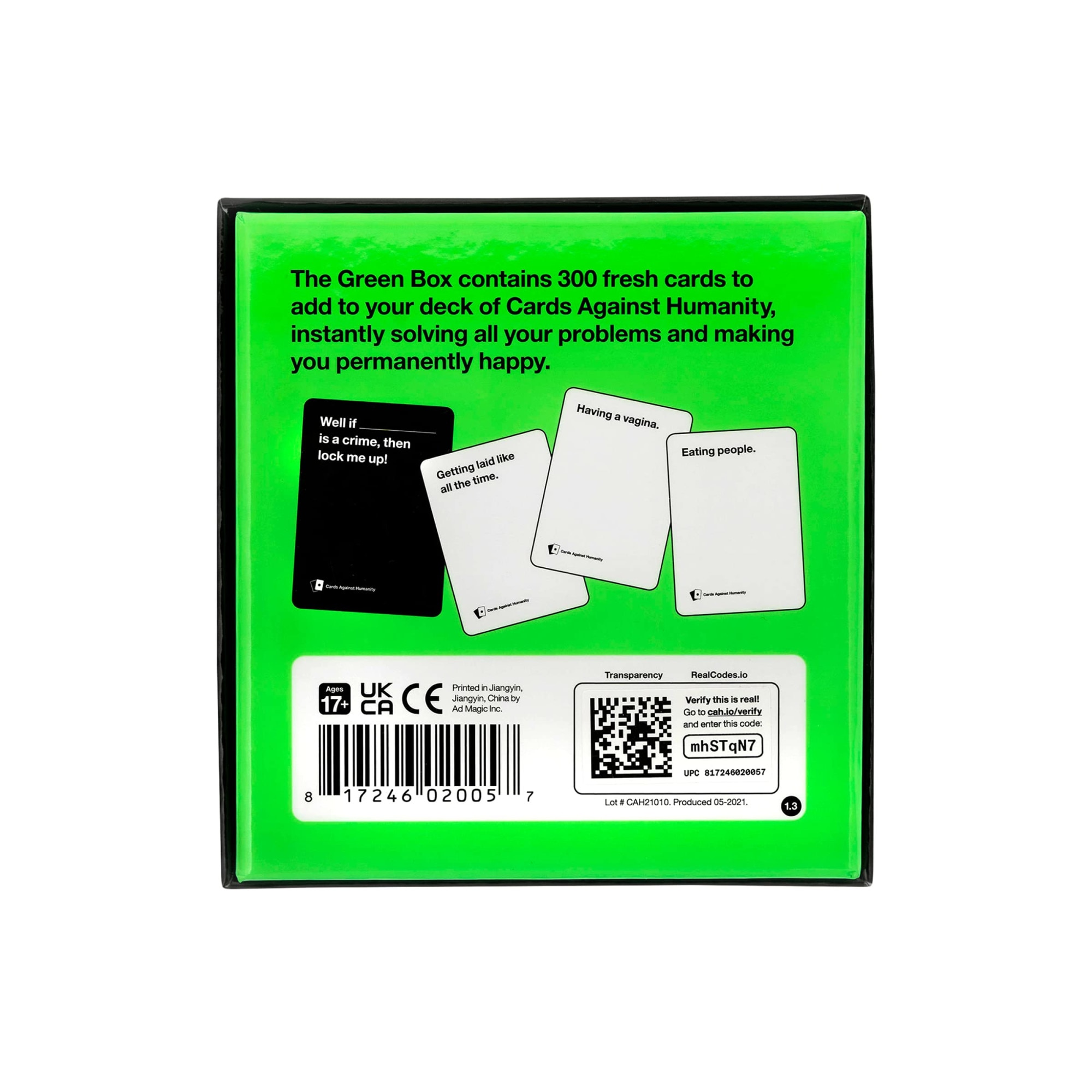 Joc Cards Against Humanity Green Box eMAG.ro