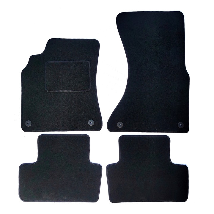 Set 4 Covorase auto material textil Audi A4 B8 2008-2015