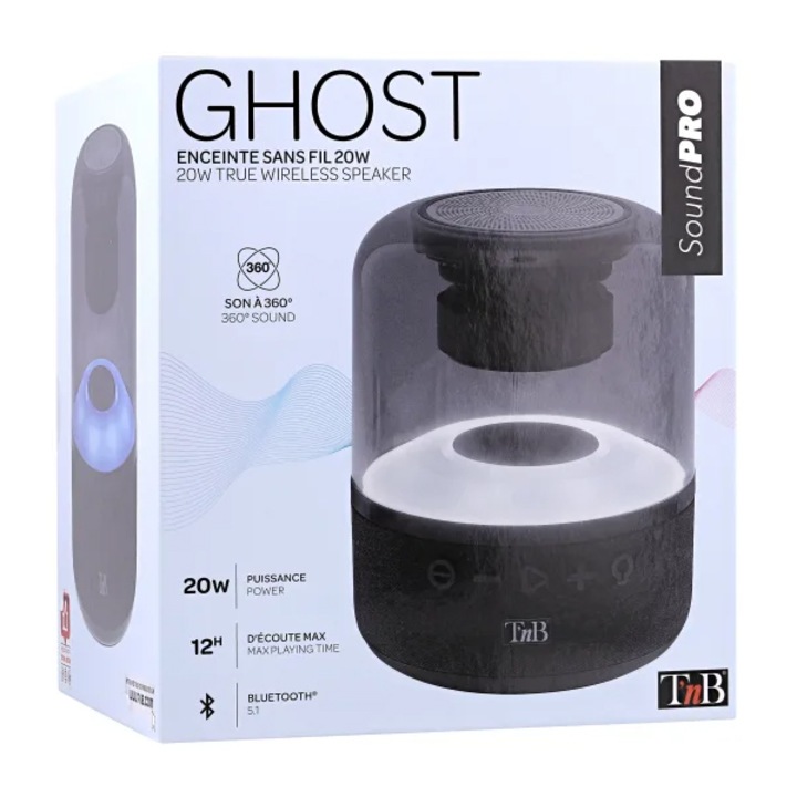 Тонколона, TNB, Ghost, с Bluetooth, 20 W, 360°, черна