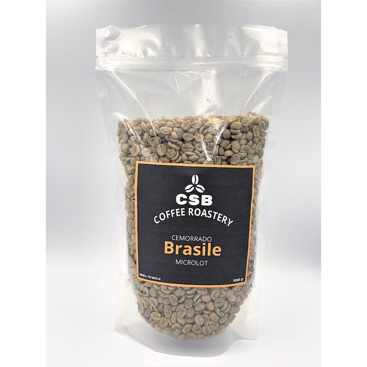 Cafea verde boabe de specialitate, CSB Coffee Roastery, Brazilia, 100% Arabica, 500 gr