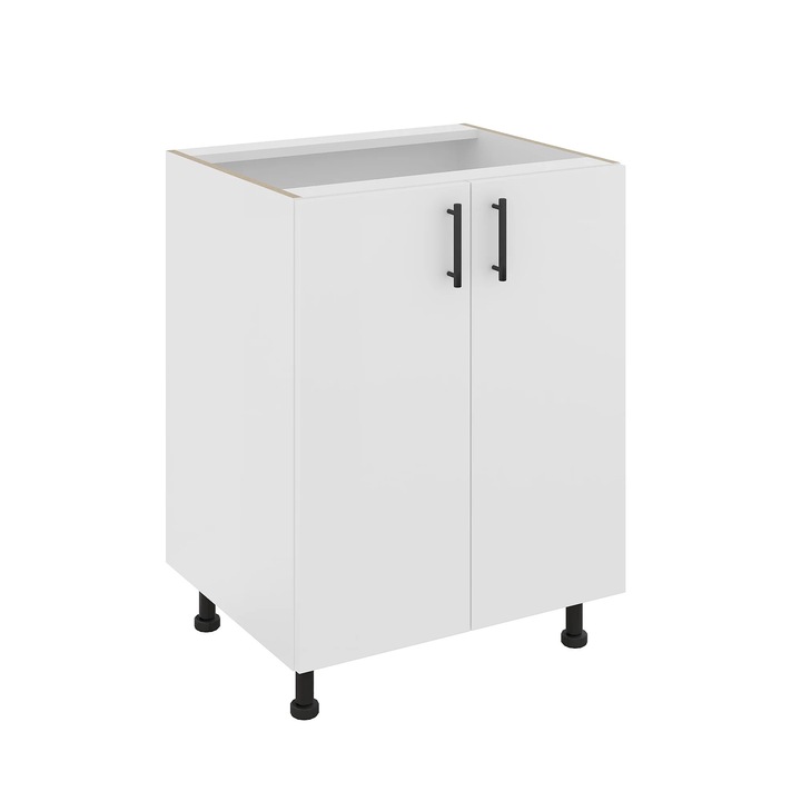 Corp Baza haaus, 2 Usi, Alb, 60 x 50 x 80 cm