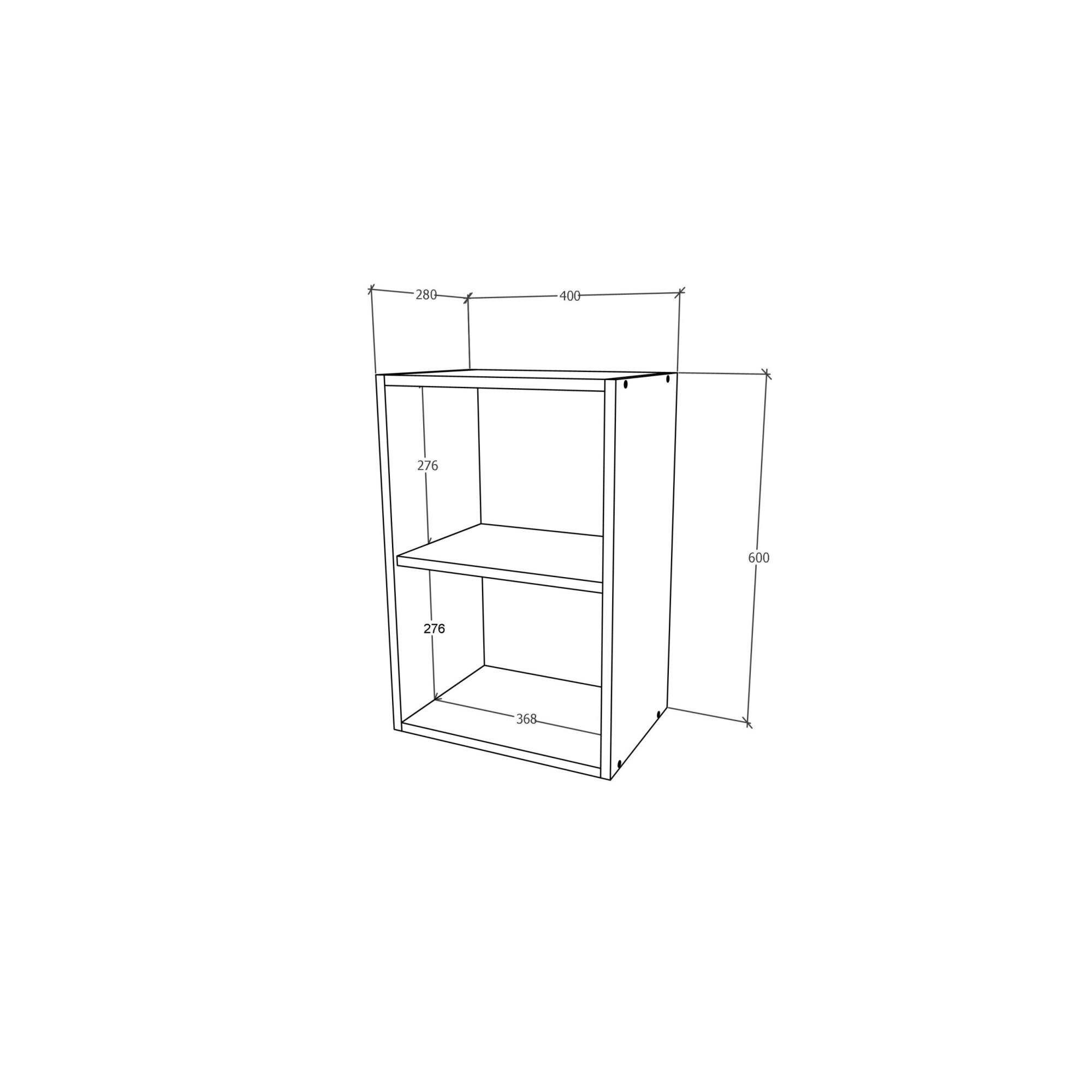 Etagère van ijzer - 48 x 20 x 55 - Goud - RAMA