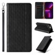Magnet Strap iPhone 13 Pro Max Pouch Wallet + Mini Lanyard Pendant fekete telefontok