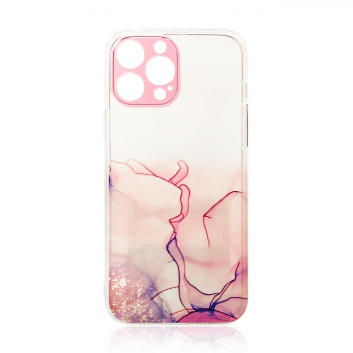 Márvány Samsung Galaxy A52s 5G / A52 5G / A52 4G Gel márvány Pink telefontok