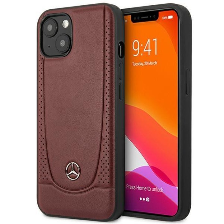 Mercedes MEHCP14MARMRE iPhone 14 Plus 6.7 "red / piros hard Leather Urban Bengale telefontok