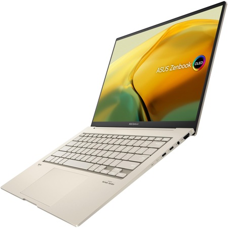 Лаптоп Ultrabook ASUS Zenbook 14 OLED UX3404VC, Intel® Core™ i9-13900H, 14,5", 2.8K, OLED, 120Hz, RAM 32GB, 1TB SSD, NVIDIA® GeForce® RTX™ 3050 4GB, Windows 11 Pro, Sandstone Beige