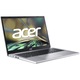 Лаптоп Acer Aspire 3 A315-510P, Intel® Core™ i3-N305, 15.6", Full HD, 8GB, 256GB SSD, Intel® UHD Graphics, No OS, Silver