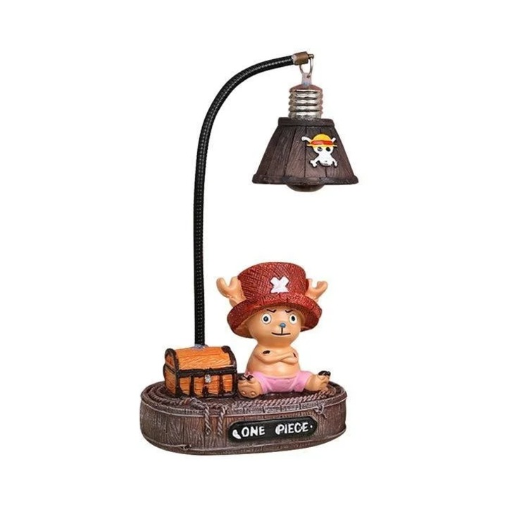 Suport figurina decorativa cu bec extern atasabil compatibila cu Chopper, 16cm