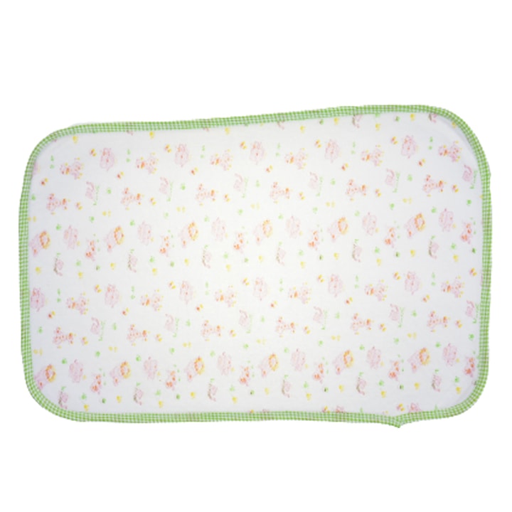 Aleza impermeabila si refolosibila din bumbac 60 x 40 cm pentru copii Mini Junior PL112, Multicolor 0 luni +