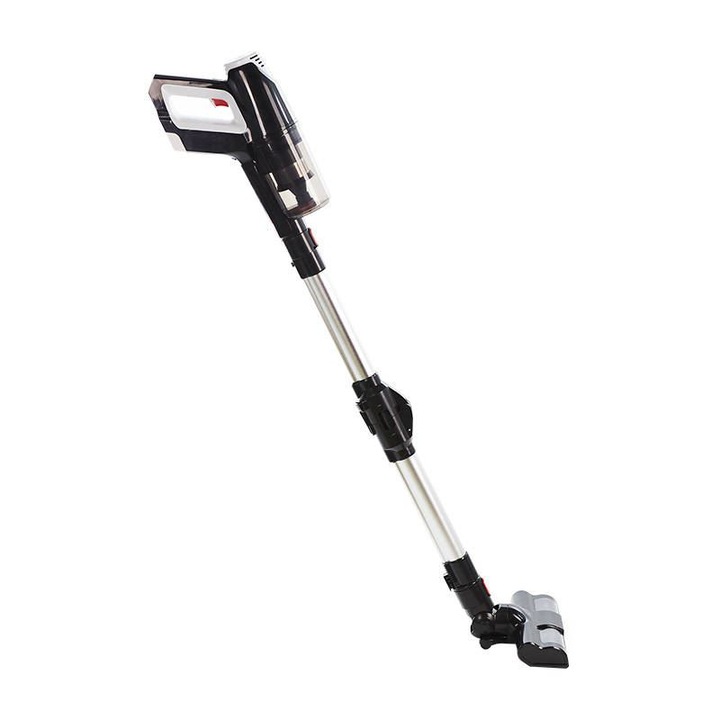 Aspirator cu brat de rupere 2 in 1 Techwood TAB-6626, fara fir, 22,2 V, 140 W, 800 ml, manual, negru